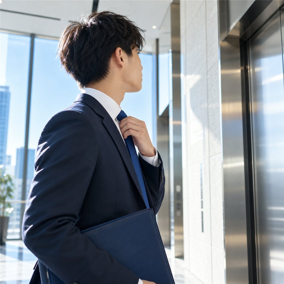ヘッドセットで電話をかける新人営業